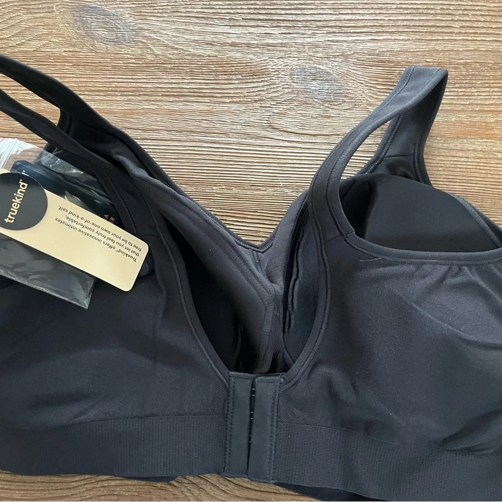 True kind Daily Comfort Wirefree Shaper Bra - Black- Size 3xl- NWT